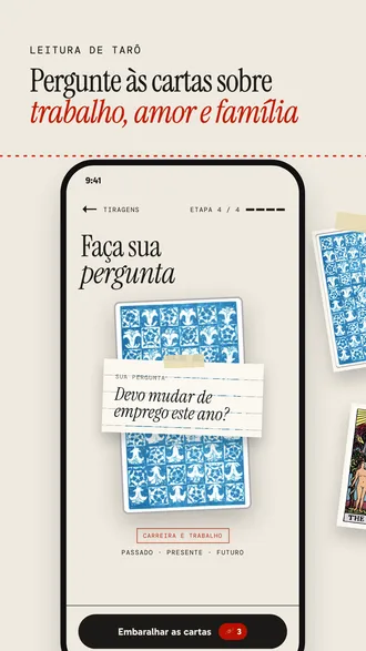 Uma prévia do Seeris: perguntas ao Tarot