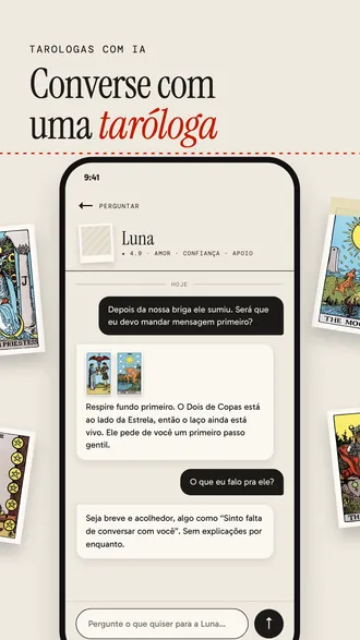 Uma prévia do Seeris: conversa com uma leitora de Tarot com IA